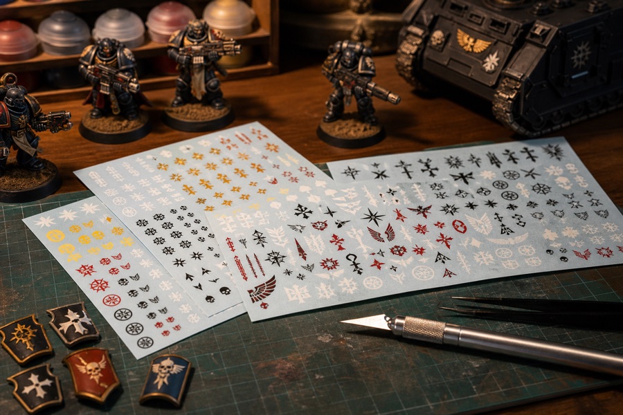 Decals sheets