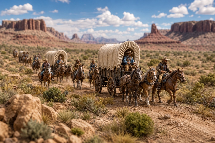 wagons ho!