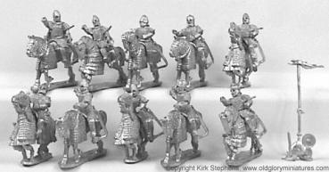 Heavy Cavalry Kontos and Bow -  armored Horse