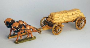 Flat Bed Gran Wagon with Spoked Wheels