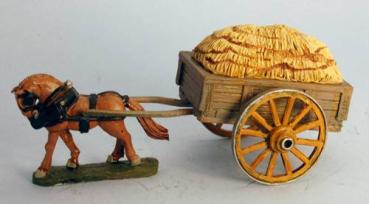 Hay Cart with Spoked Wheels