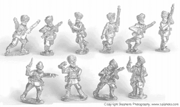 Skh Infantry advancing & Command