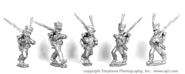 Center company Shako march attack