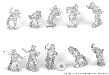 Fuzzy-Wuzzes attackng Spears