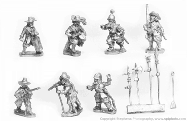 German Musketeers wth Command