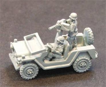 Mutt jeep with .30 cal MG.