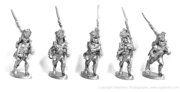 Musketeers Shako march attack