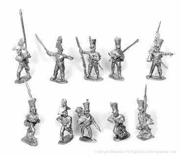 Musketeers Shako march attack & Command