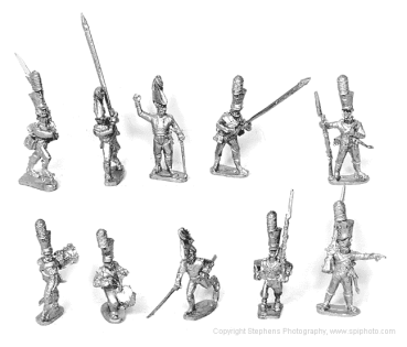 Grenaders Shako march attack & Command