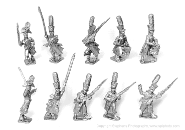 Grenaders Shako Great Coat defendng & Command