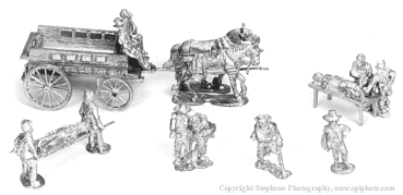 Hosptal Brgade & 4 wheeled Ambulance