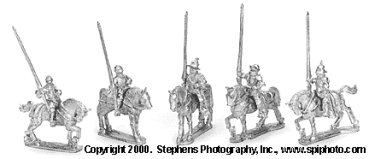 Mounted Knghts wth Lances Unarmored Horses