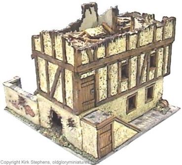 Bombed Woodframe House