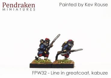 Line in greatcoat -  no epaulettes -  kabuze (winter)