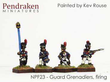 Guard Grenadiers -  firing -  tunic -  inc. comm. (16)