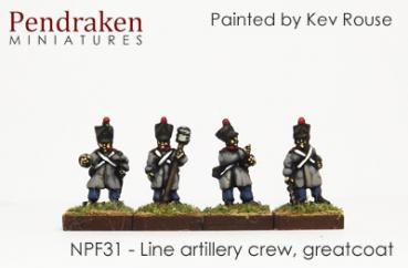 Line artillery crew in greatcoat (12)