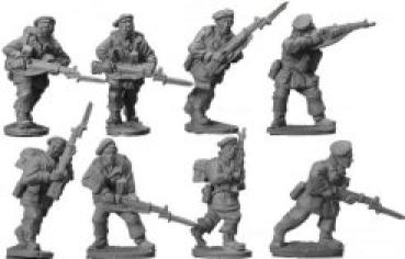Commandos Set 4 Rifles with berets