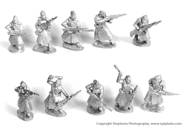 Infantry n Greatcoats (garrson caps)