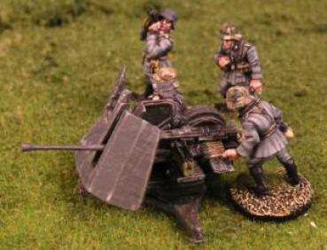 Flak 43 sngle 37mm AA Gun wth crew