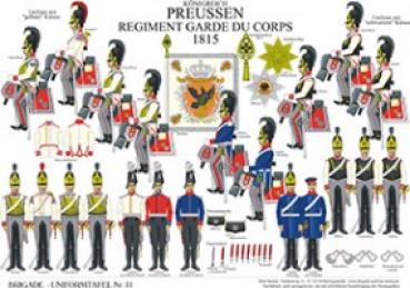 Preu§en: Regment Garde du Corps 1815