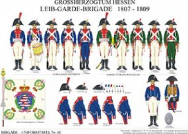 Hessen-Darmstadt: Leib-Garde-Brigade 1807-09