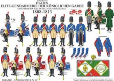 Italien: Elite-Gendarmerie der koeniglichen Garde 1808-13