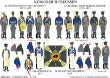 Preu§en: 11. und 12. Reserve-nfantere-Regment 1813-15