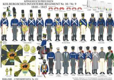 Preussen: Kolbergsches Infanterie-Regiment Nr. 10/Nr.9 1808-15
