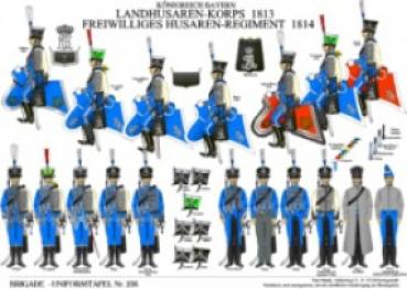 Bayern: Landhusaren-Korps 1813 / National-Husaren-Regiment 1814
