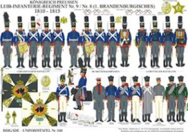 Preussen: Leib-Infanterie-Regiment No.9/No.8 1810-15