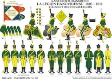 Frankreich: Legion Hanovrienne - Regiment des Chevaulegers 1803-11