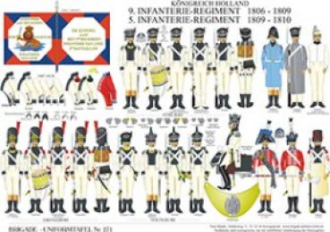 Holland: 9. Infanterie-Regiment 1806-09 / 5. Infanterie-Regiment 1809-10