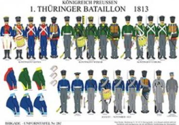Preussen: 1. Thueringer Bataillon 1813