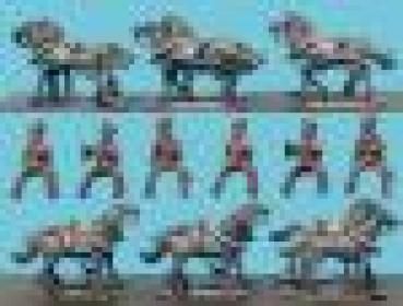 Russan Lmber Horses Foot wth Rders 1812