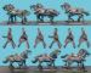 Russan Lmber Horses Horse wth Rders 1812