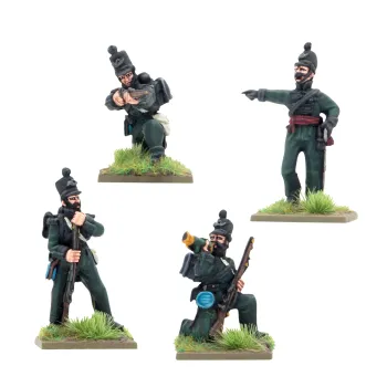 Crimean War British Rifle Brigade in Shakos Command