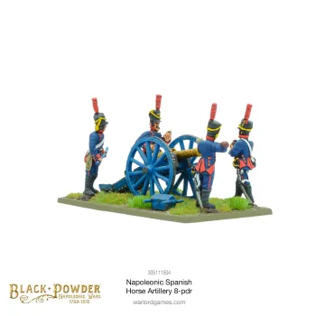 Napoleonic Spanish Horse Artillery with 8-Pdr