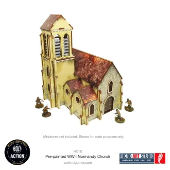 Pre-Painted WW2 Normandy Church