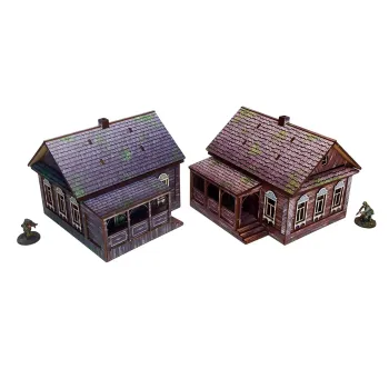 Pre-Painted WW2 Ostfront Village Doma (2)