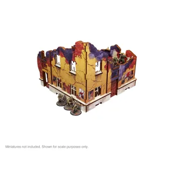 Pre-Painted WW2 Ostfront Stalingrad School Right (With 3rd Floor) (1)