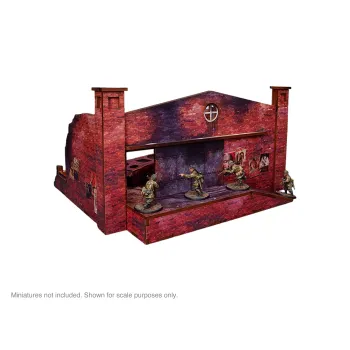 Pre-Painted WW2 Ostfront Stalingrad Factory Back (with ramp) (1)