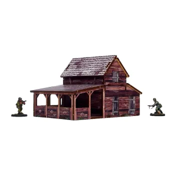 Pre-Painted WW2 Ostfront Village Workshop