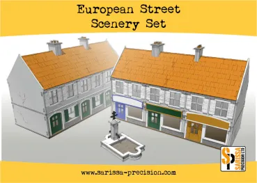 European Street Scenery Set