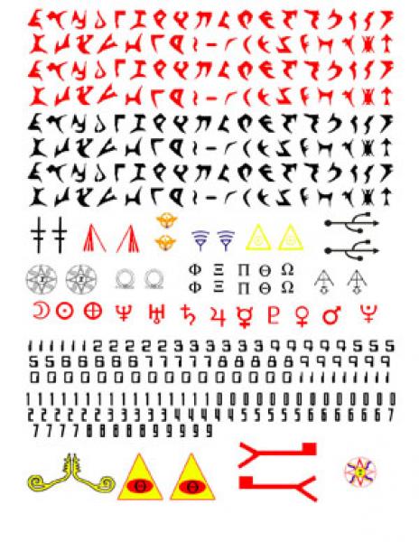 Spaceship Decal Sheet