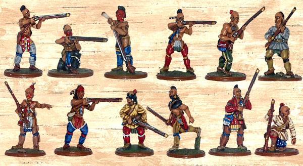 Box 1 Red Indians with Muskets