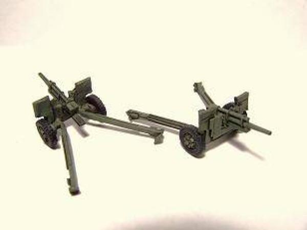 105mm Howtzers (4 Fring -  2 lmbered [A]