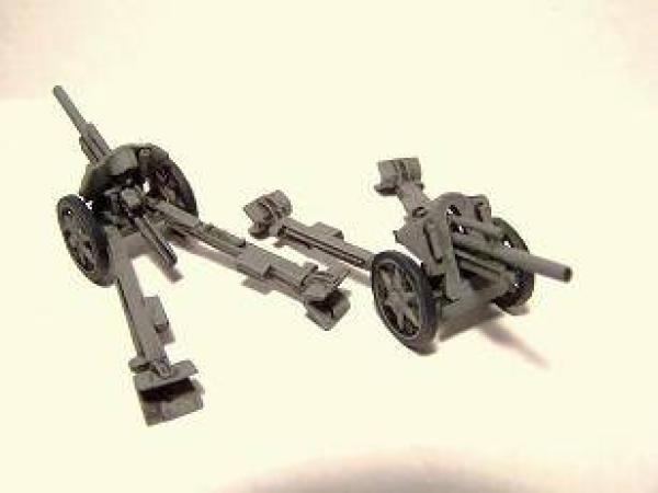 105mm Feld Howtzer (2 Fring -  2 lmbered)