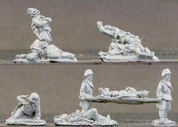 Dead & Wounded wth Stretcher Teams [A]