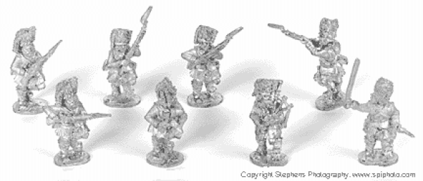 Highlanders advancing & Command
