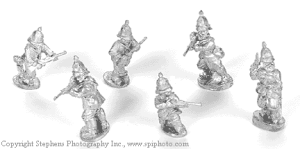 Dismounted Natal Polce skirmishing